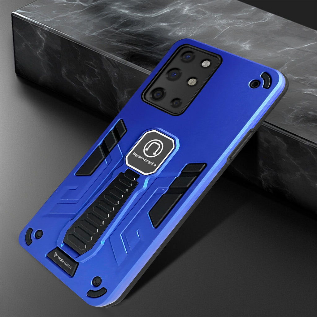 Vaku® OnePlus 8T Valor Military Grade Armor Case with Built-in Kickstand Shockproof Back Cover