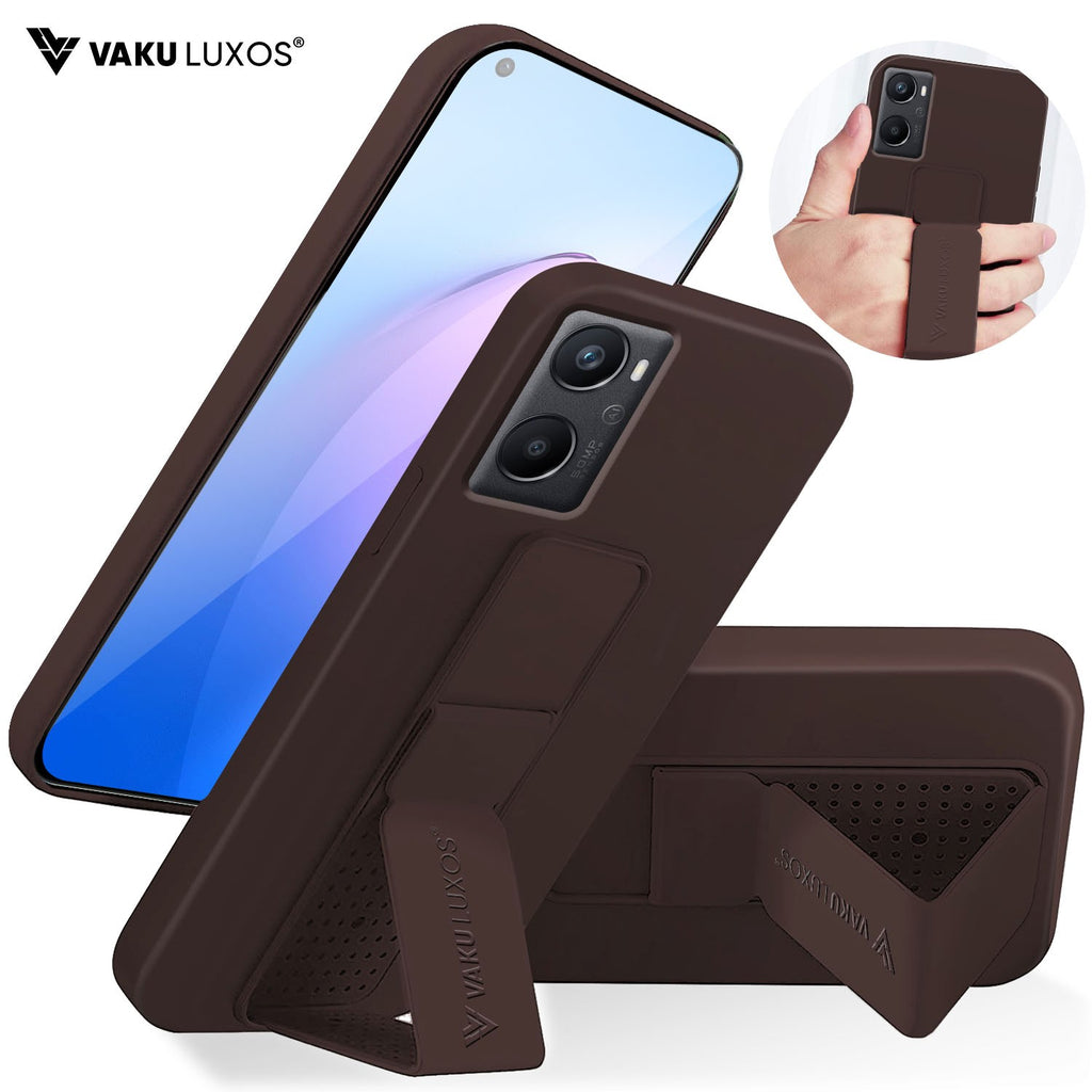 Vaku ® Oppo A76 / A96 Harbor Grip Multi-Functional TPU Back Cover