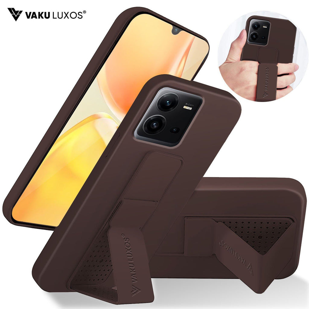Vaku ® Vivo V25 Harbor Grip Multi-Functional TPU Back Cover