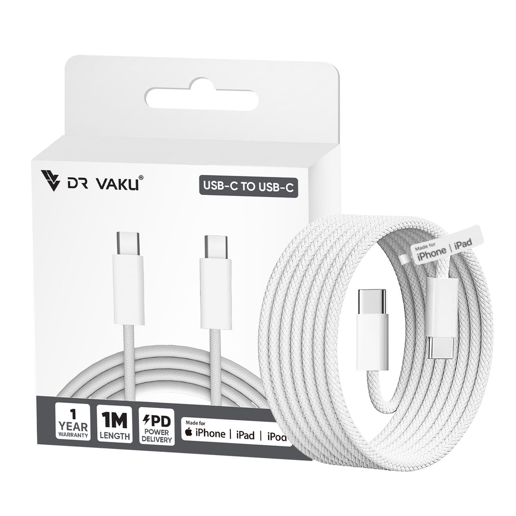 Original Nylon Braided Type C To Type C [Apple MFi Certified] Fast Charging Cable For iPhone 17/16/15 Series