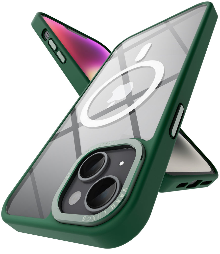 Vaku Luxos ® Apple iPhone 14 Plus Clear Armor Mag-Safe Series Back Cover