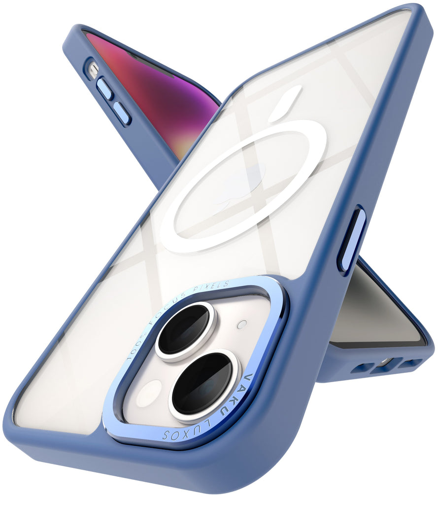 Vaku Luxos ® Apple iPhone 14 Plus Clear Armor Mag-Safe Series Back Cover