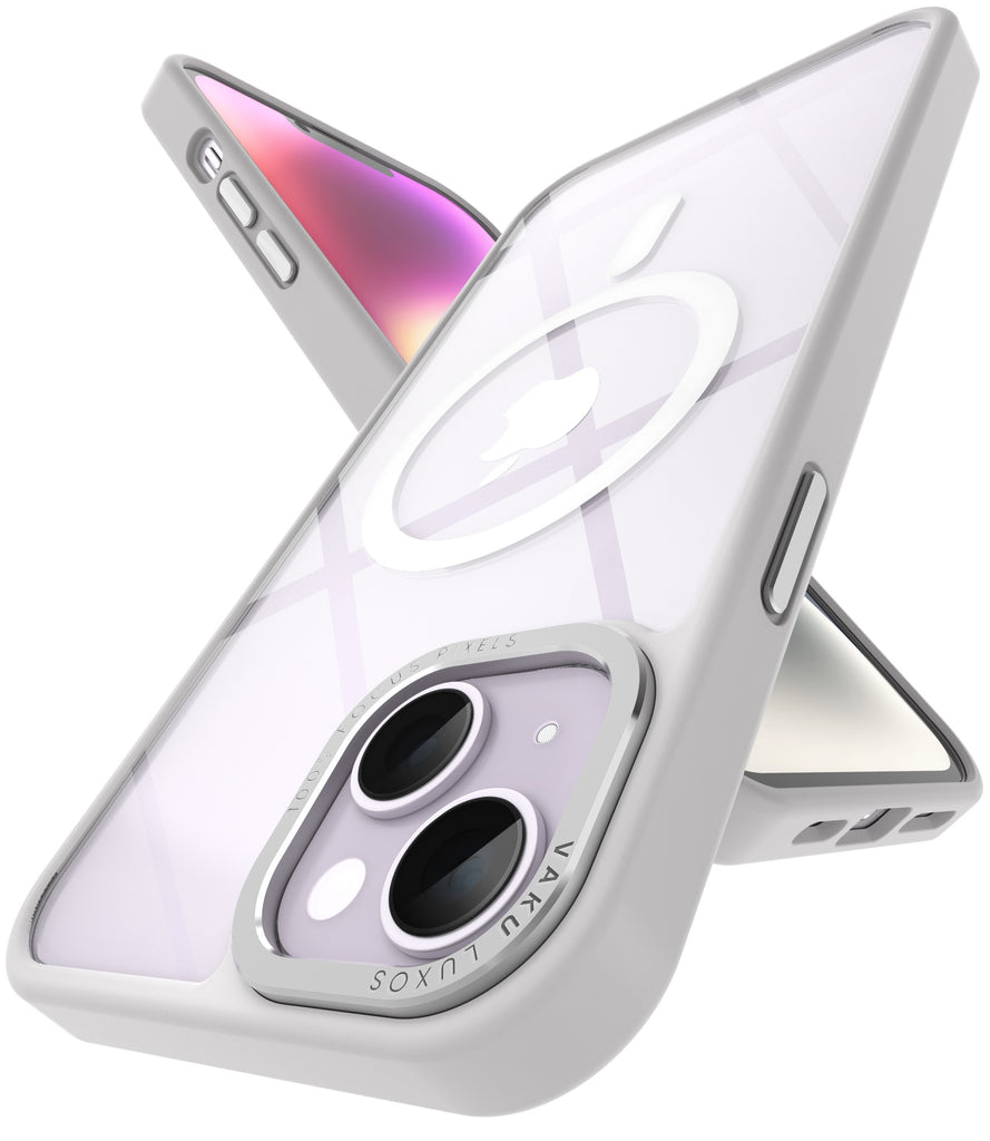 Vaku Luxos ® Apple iPhone 14 Plus Clear Armor Mag-Safe Series Back Cover