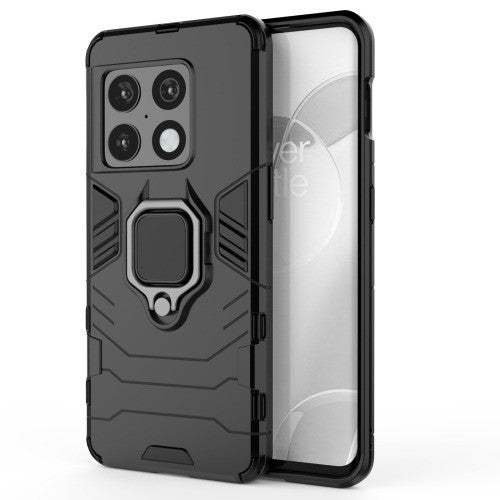 Vaku ® OnePlus 10 Pro Falcon Metal Ring Grip Kickstand Shockproof Hard Bumper Dual Layer Rugged Case Cover