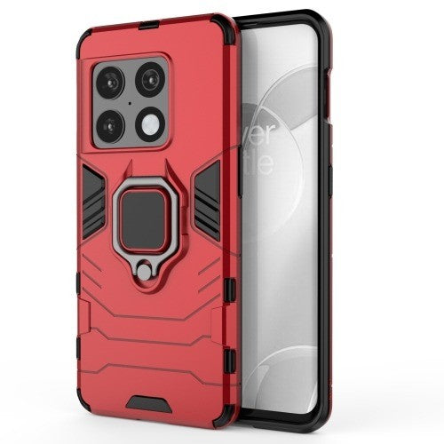 Vaku ® OnePlus 10 Pro Falcon Metal Ring Grip Kickstand Shockproof Hard Bumper Dual Layer Rugged Case Cover