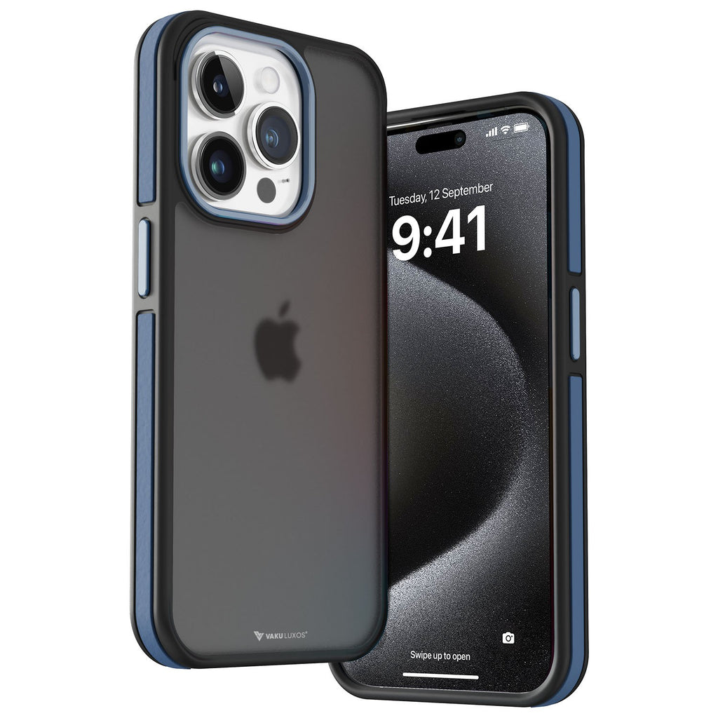 Vaku Luxos ® Apple iPhone 15 Pro Max Elemento Drop Protection Back Cover
