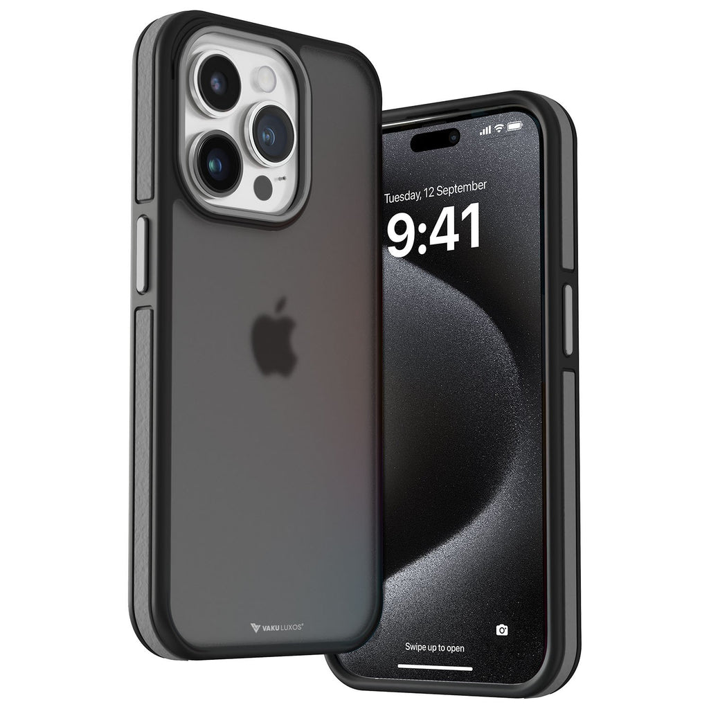 Vaku Luxos ® Apple iPhone 15 Pro Max Elemento Drop Protection Back Cover