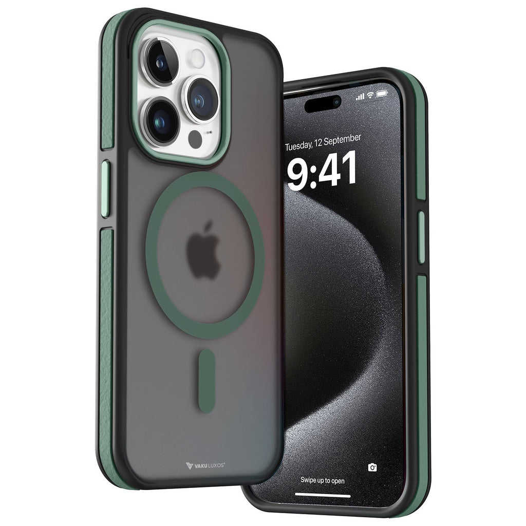 Vaku Luxos ® Apple iPhone 15 Pro Elemento MagPro Drop Protection Back Cover