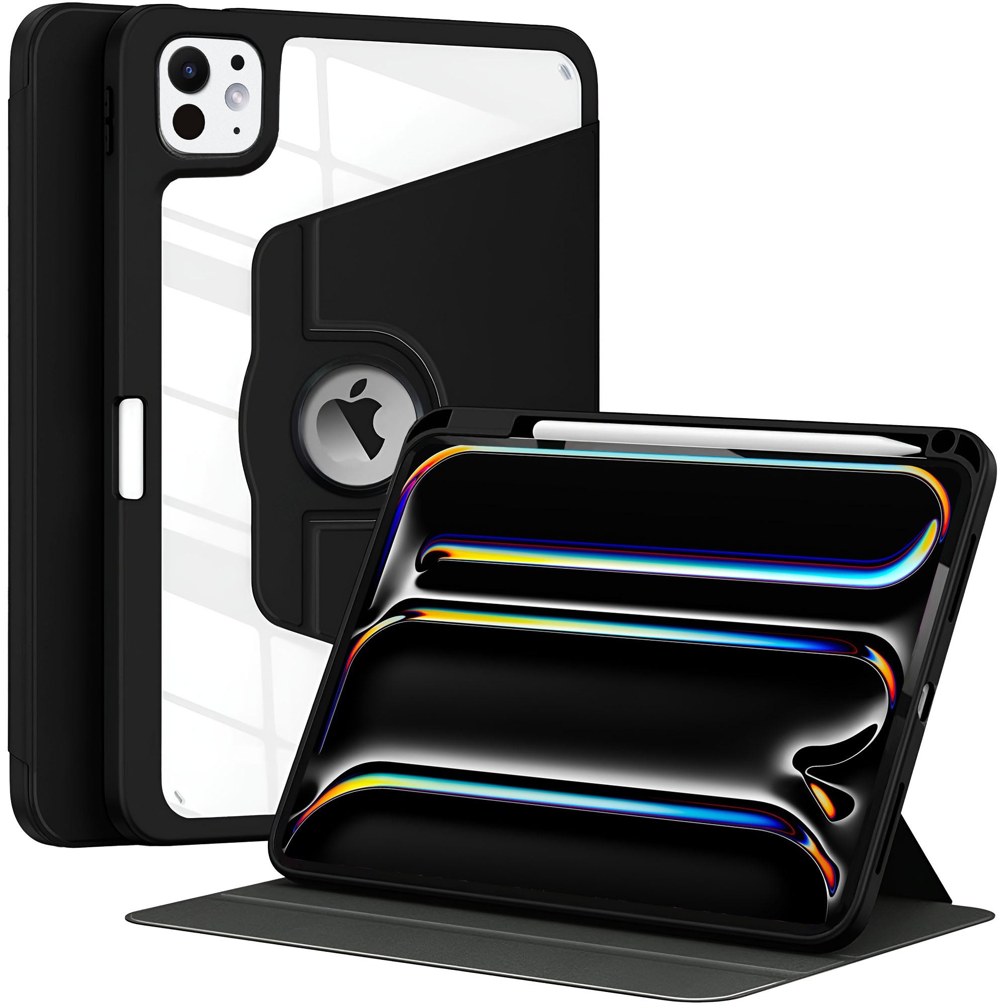 Rack　Apple iPad Pro 11インチ Vaku ® FLARE Apple iPad Pro M4 11-inch Back Flip Stand Cover 360