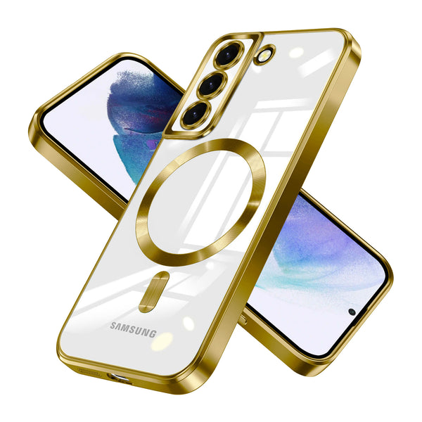 Vaku ® Samsung Galaxy S21 Luxury Electroplated Magnetic Magsafe Back Cover