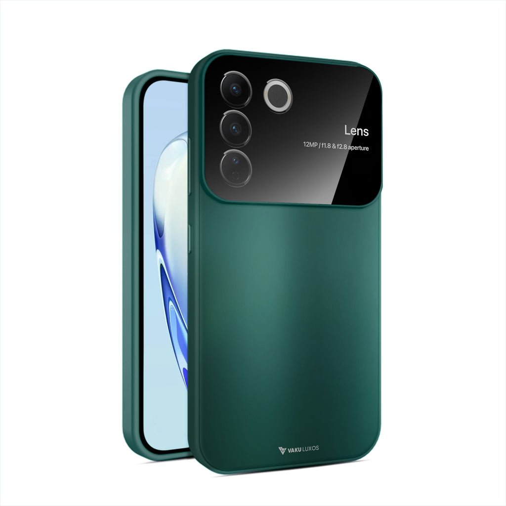 Vaku ® Vivo V27 5G Glazed Polarized Camera Lens Protector Back Cover