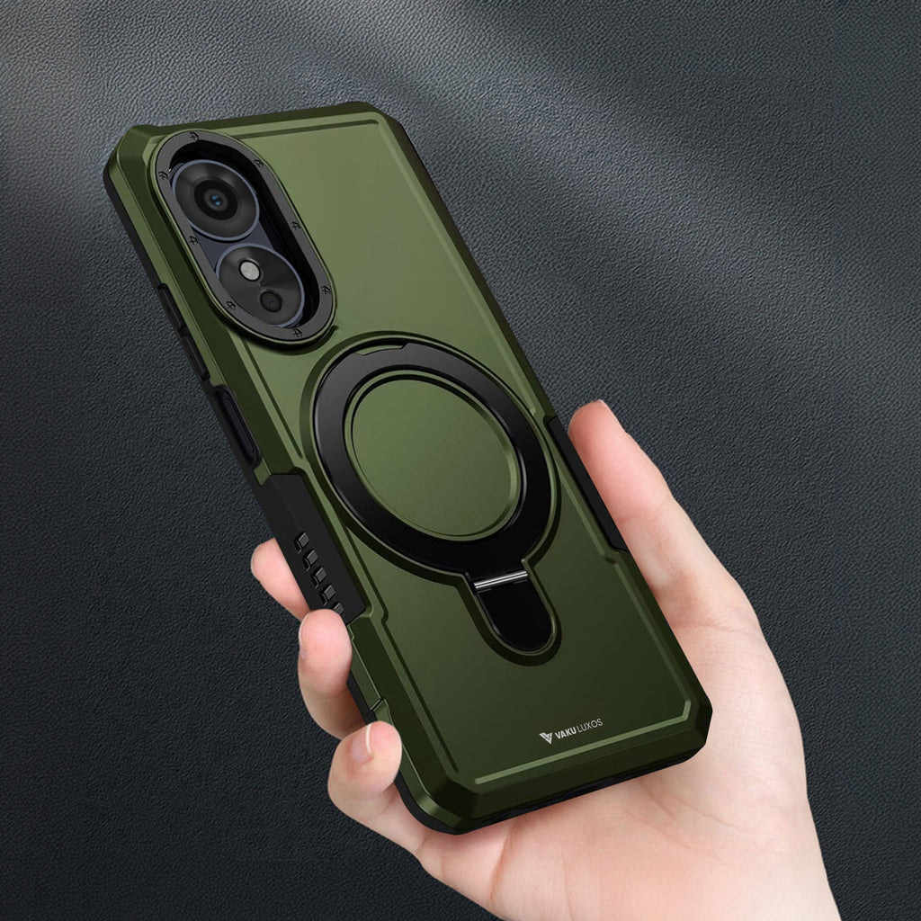 Vaku ® Oppo A17 Astor Military Grade Armor Protective Back cover