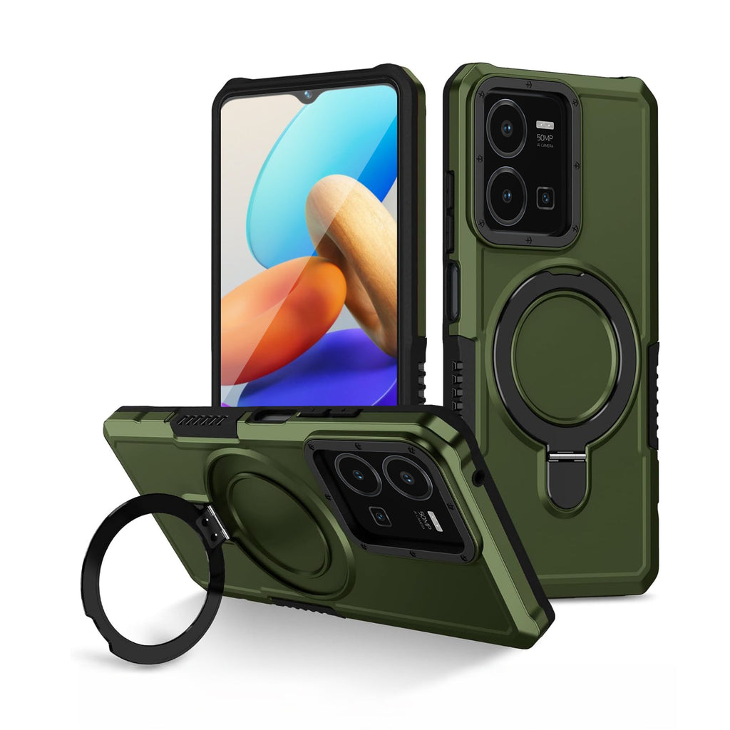 Vaku ® Vivo Y35 4G Astor Military Grade Armor Protective Back cover