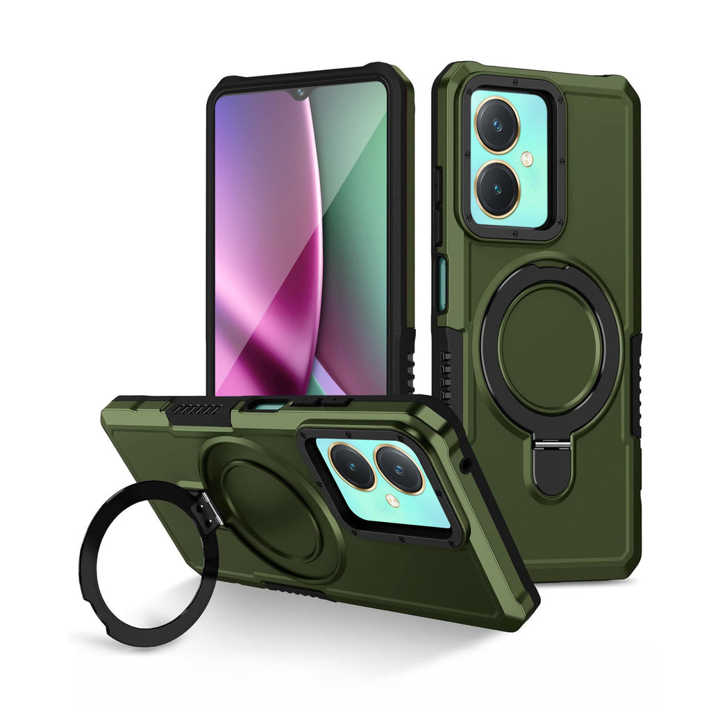 Vaku ® Vivo Y27 Astor Military Grade Armor Protective Back cover