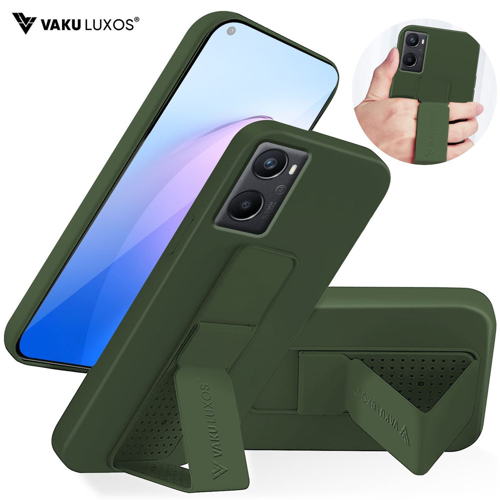 Vaku ® Oppo A76 / A96 Harbor Grip Multi-Functional TPU Back Cover