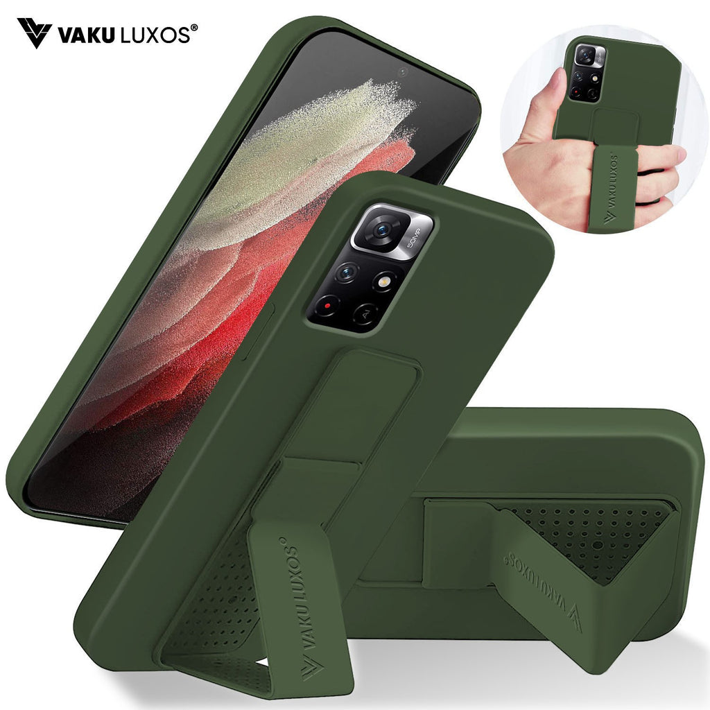 Vaku ® Redmi Note 11T 5G Harbor Grip Multi-Functional TPU Back Cover