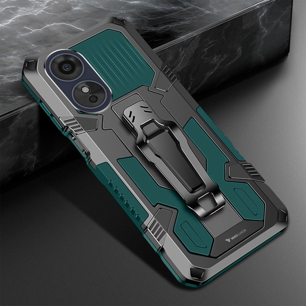 Vaku ® Oppo A17 Vanguard Military Grade Back Cover