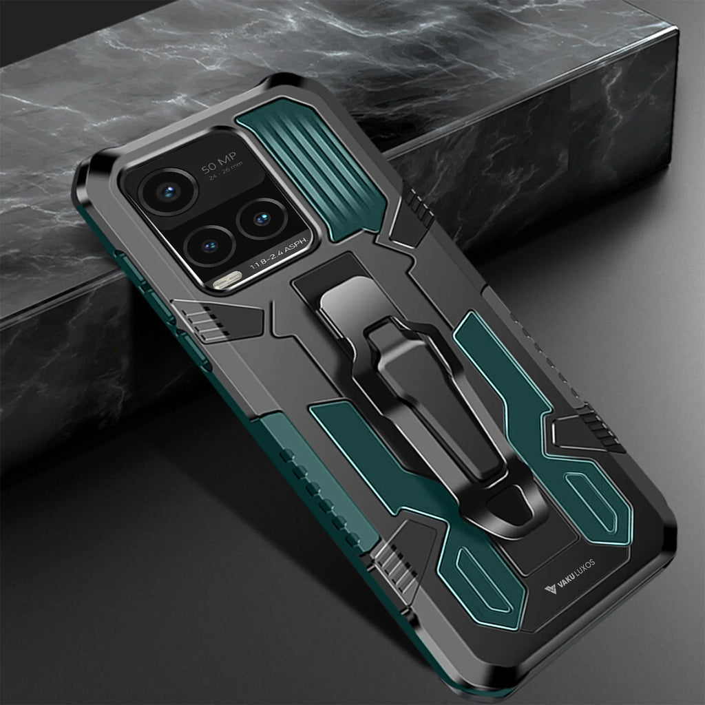 Vaku ® Vivo Y21A Vanguard Military Grade Back Cover