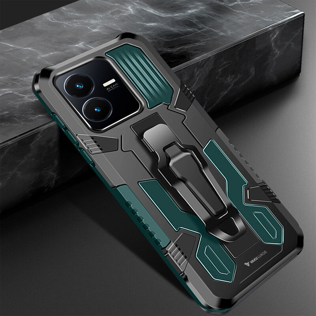 Vaku ® Vivo Y22 Vanguard Military Grade Back Cover