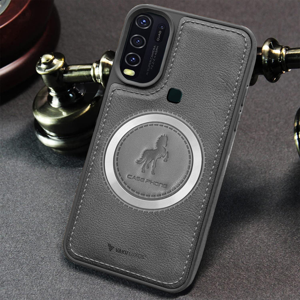 Vaku ® Vivo Y30 Astrid Luxury PU Leather Back Cover