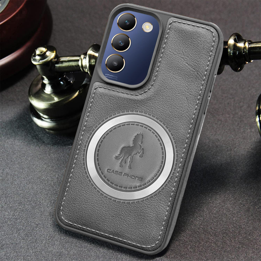 Vaku ® Vivo Y200e 5G Astrid Luxury PU Leather Back Cover