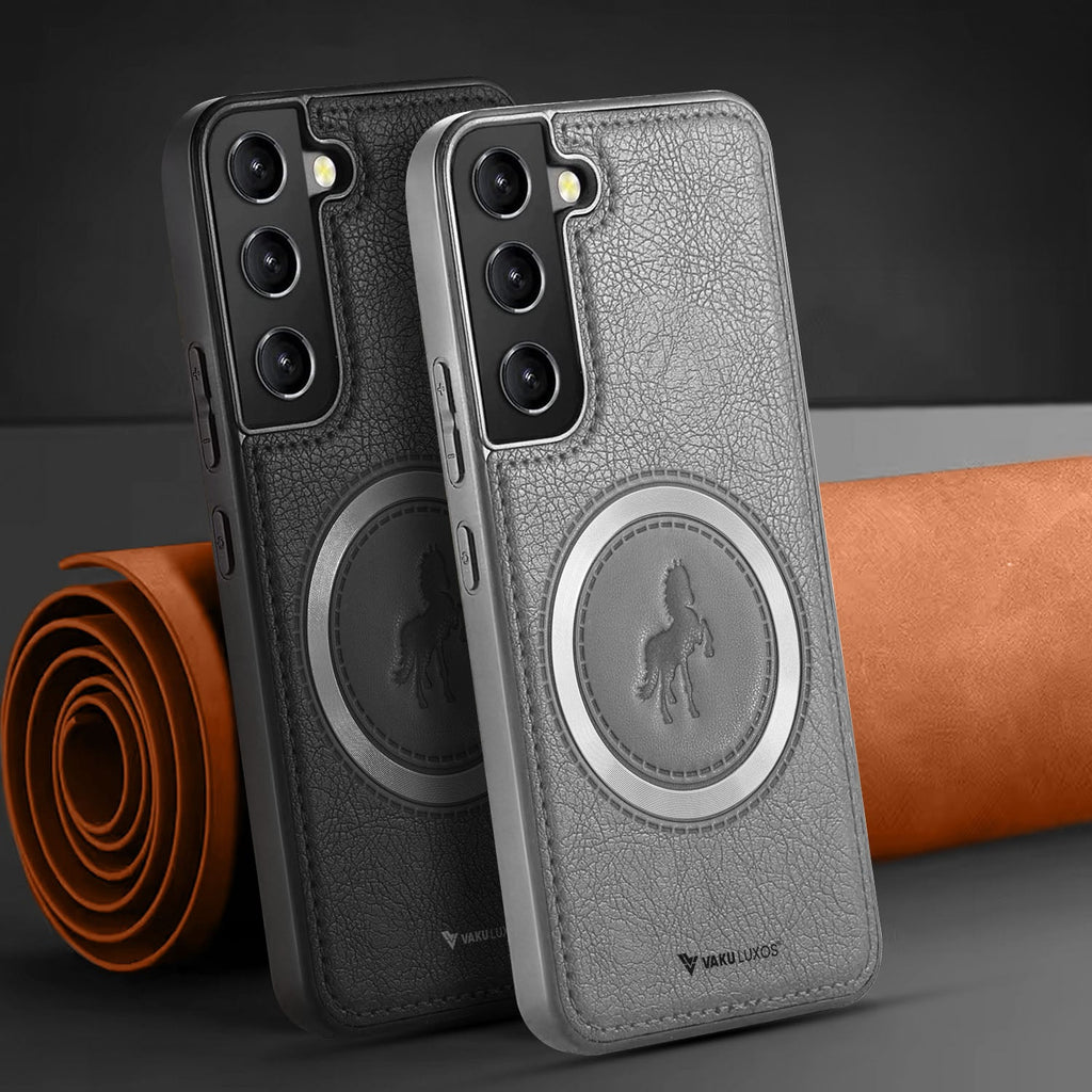 Vaku® Samsung Galaxy S21 FE Astrid Luxury PU Leather Electroplated