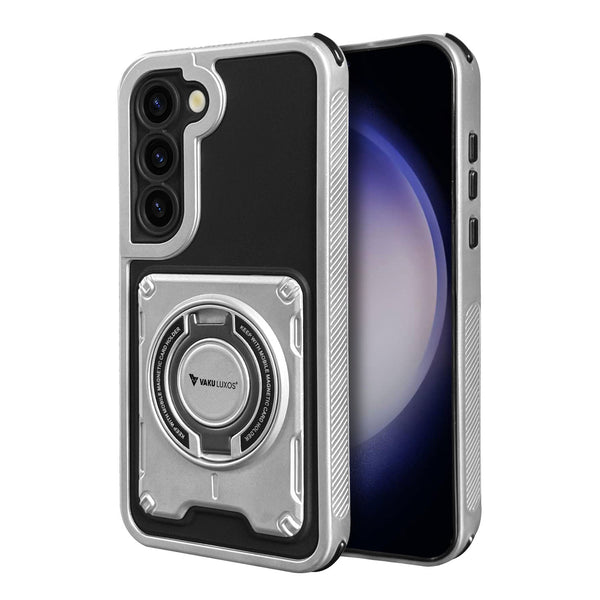 Vaku Luxos ® Samsung Galaxy S23 Axion Armor Military Grade Protective Back Cover