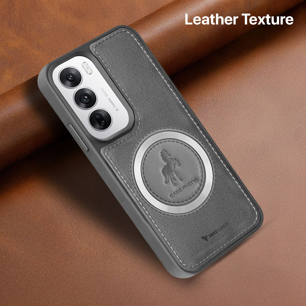 Vaku ® Oppo Reno12 5G Astrid Luxury PU Leather Back Cover