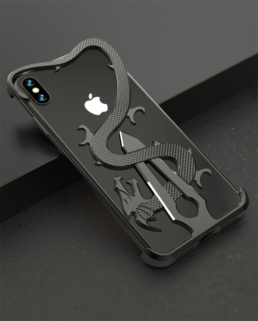 R-JUST ® Apple iPhone XS Max Dragon Sword Case with Detachable Sword