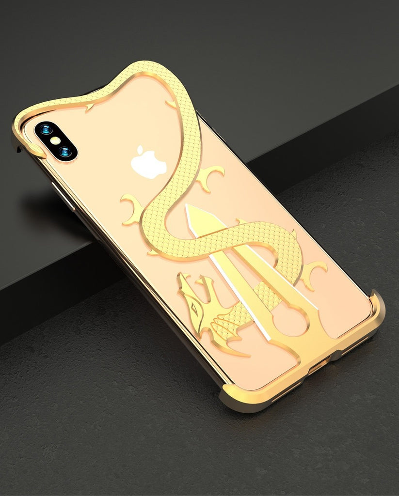 R-JUST ® Apple iPhone XS Max Dragon Sword Case with Detachable Sword