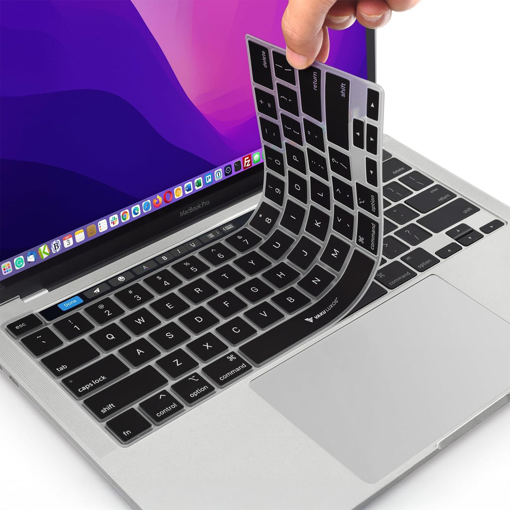 Vaku ® Keyboard Guard Protective Silicon Skin compatible with Macbook Pro 13 inch M2 chip