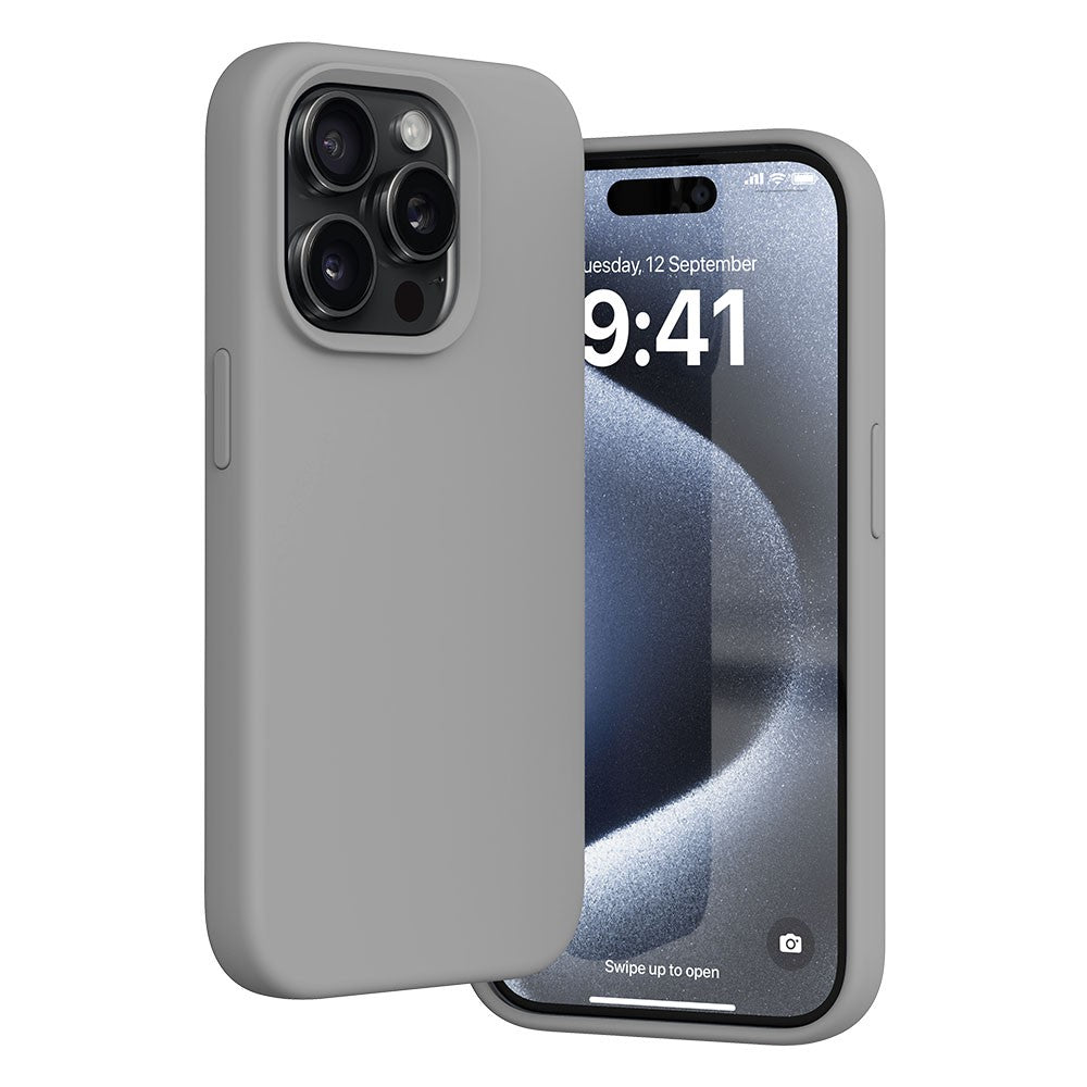 Vaku Luxos ® Apple iPhone 15 Pro Liquid Silicone Back Cover