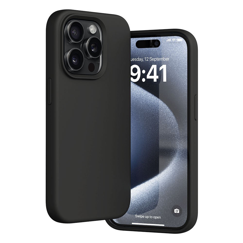 Vaku Luxos ® Apple iPhone 15 Pro Liquid Silicone Back Cover