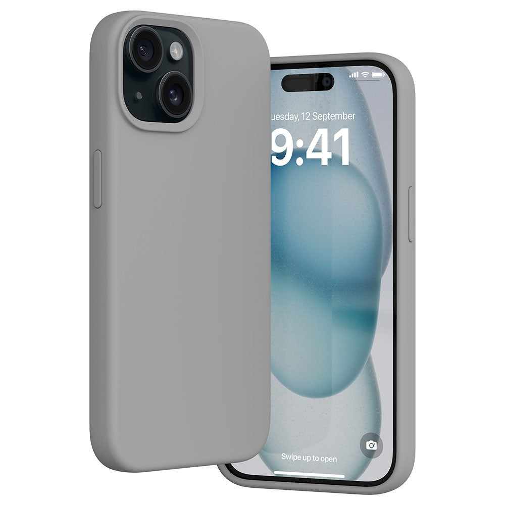 Vaku Luxos ® Apple iPhone 15 Plus Liquid Silicone Back Cover