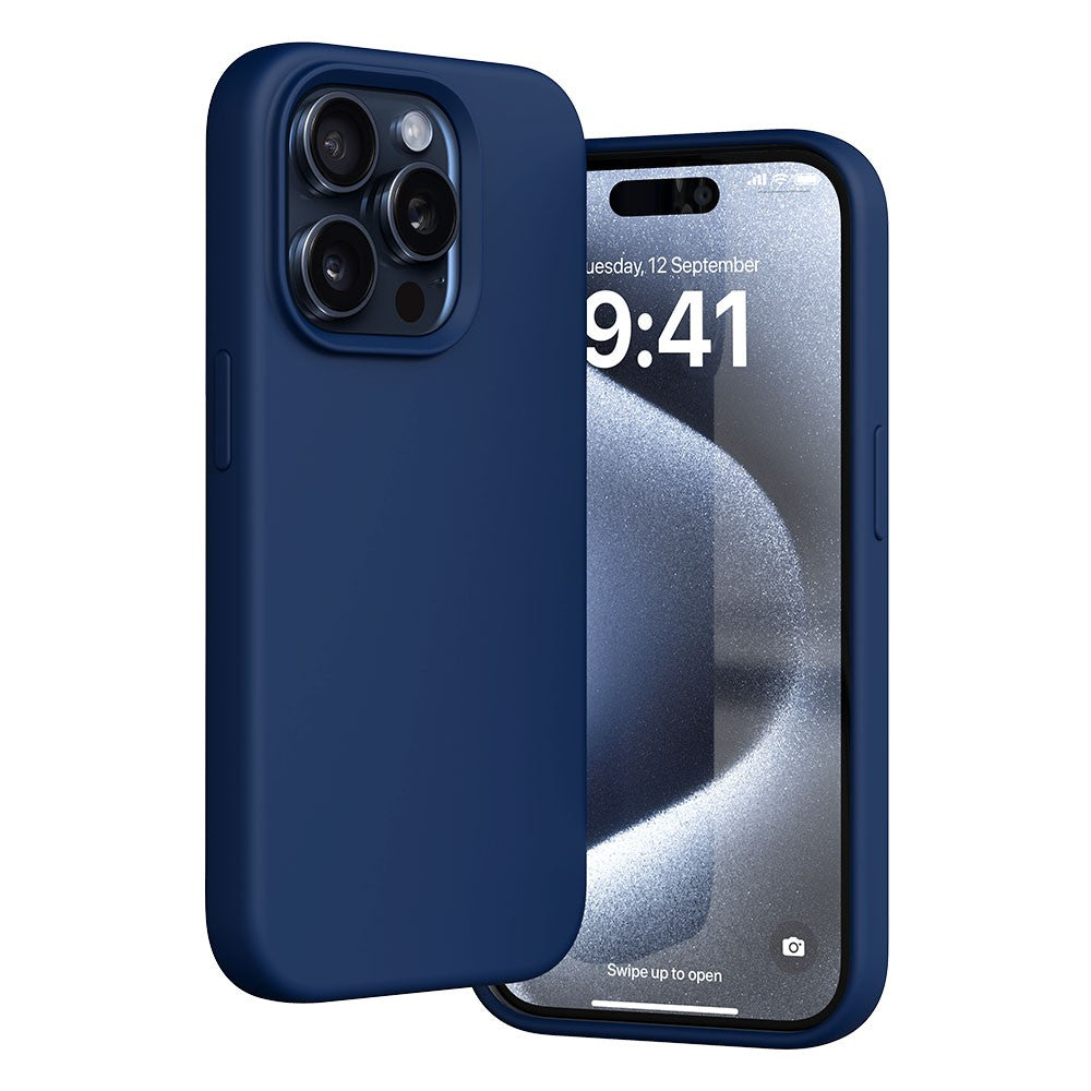 Vaku Luxos ® Apple iPhone 15 Pro Liquid Silicone Back Cover