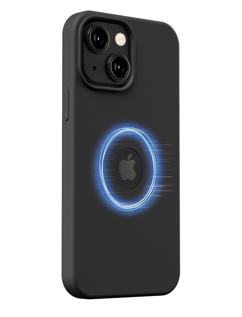 Vaku Luxos ® Apple iPhone 13 Magsafe Built in Halo Lock Magnetic Silicon Logo Cut Back Cover