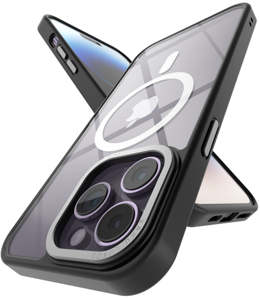 Vaku ® Apple iPhone 14 Pro Max Clear Armor Mag-Safe Series Back Cover