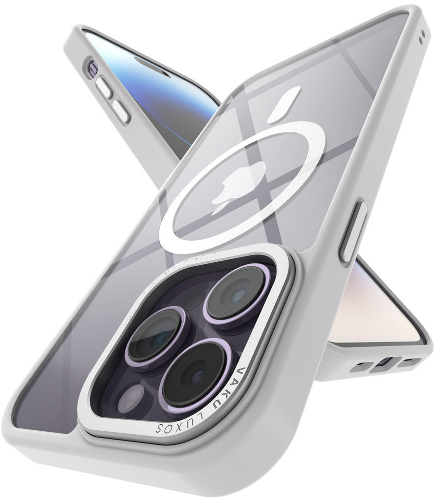Vaku ® Apple iPhone 14 Pro Max Clear Armor Mag-Safe Series Back Cover