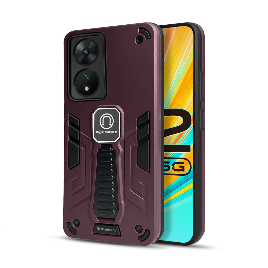 Vaku ® Vivo T2 5G Valor Military Grade Shockproof Back Cover