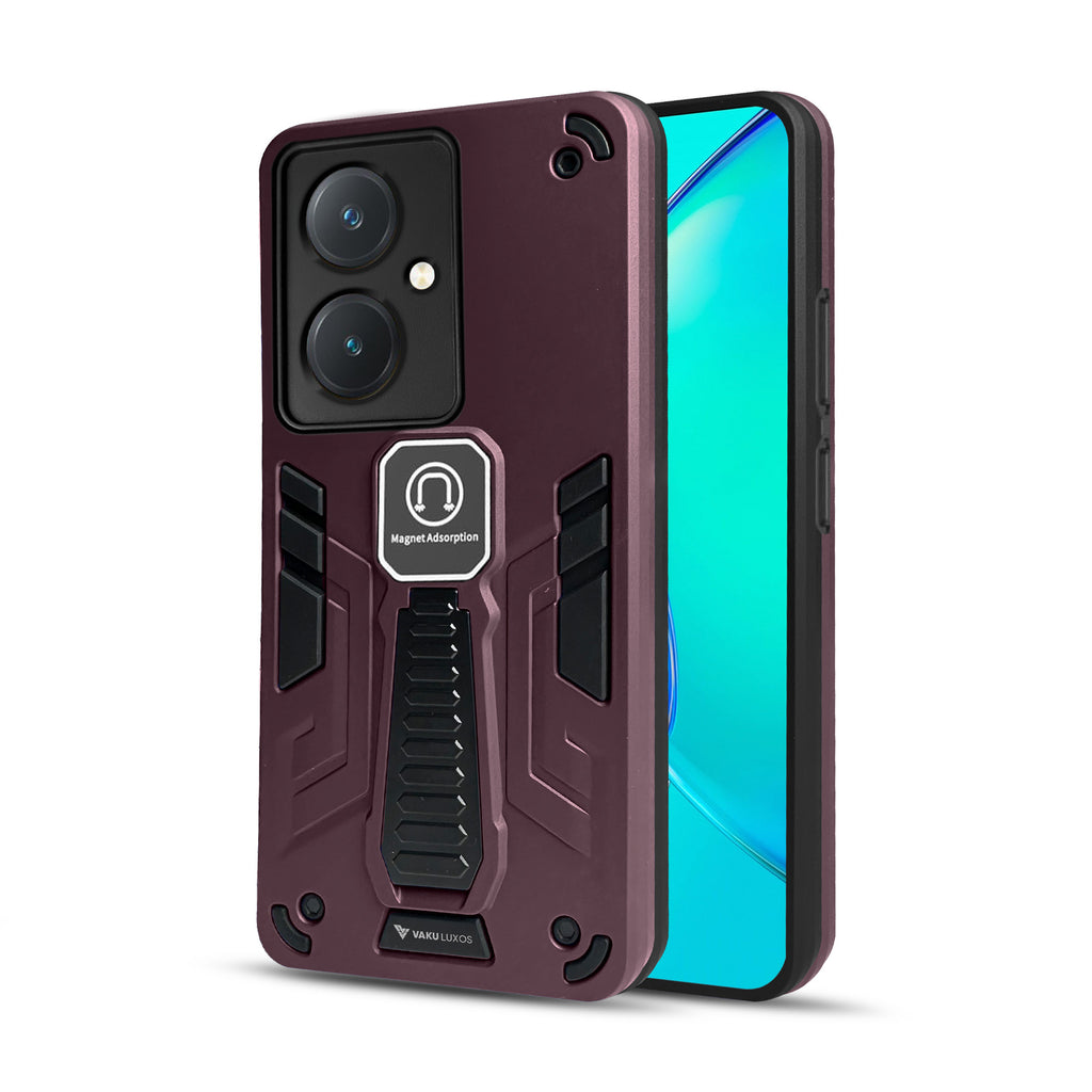 Vaku ® Vivo Y27 4G Valor Military Grade Shockproof Back Cover