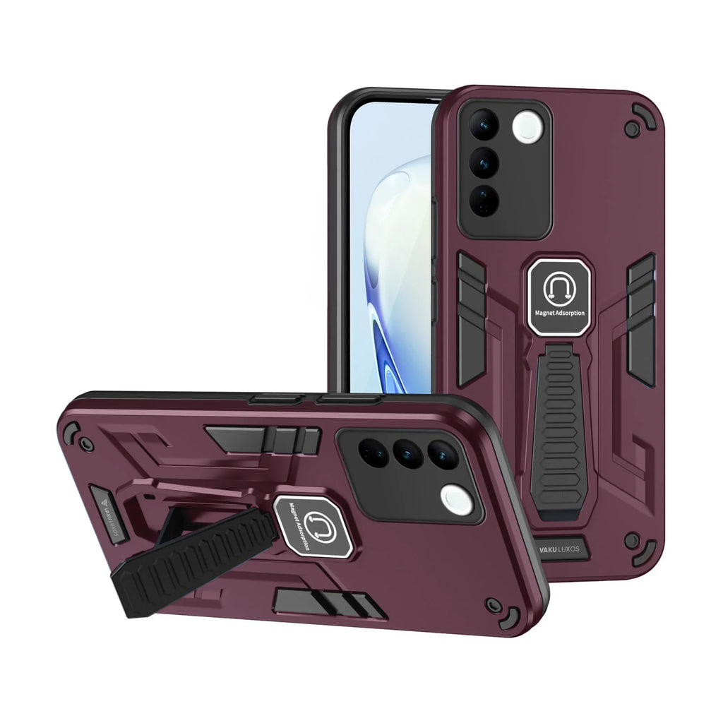 Vaku ® Vivo V27 5G Valor Military Grade Shockproof Back Cover