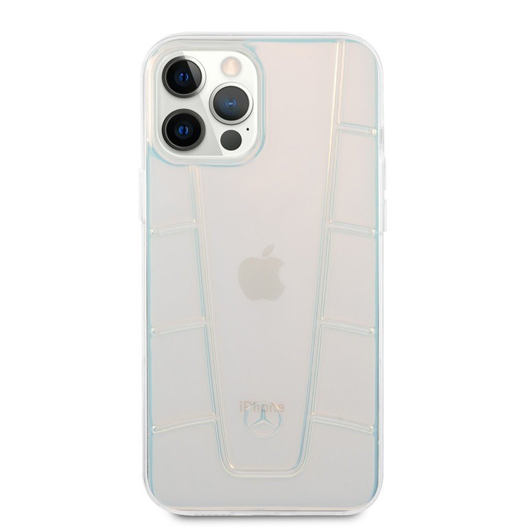 Mercedes Benz ® Apple iPhone 13 Pro Max Carry Over Embossed 2 Transparent case