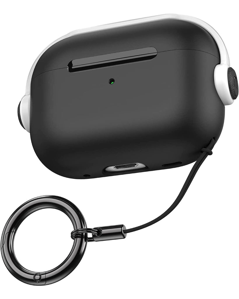 Vaku Luxos ® Neiro Lock Apple Airpods Pro 2 Tough Matte Shockproof Lock Cover Case with Wireless Charging Support