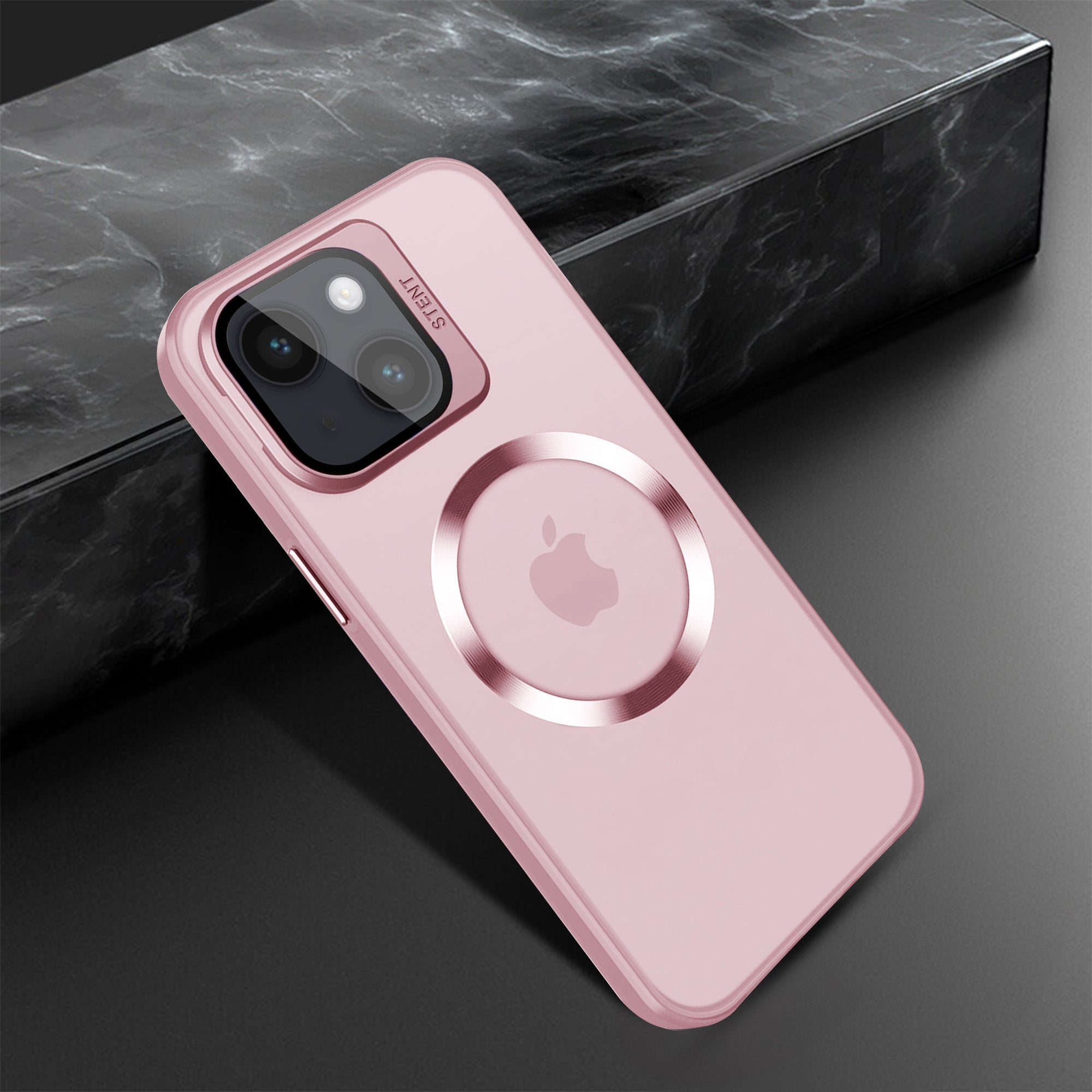 Vaku ® Apple iPhone 15 Rime Frosted Magnetic Magpro Translucent Back C ...