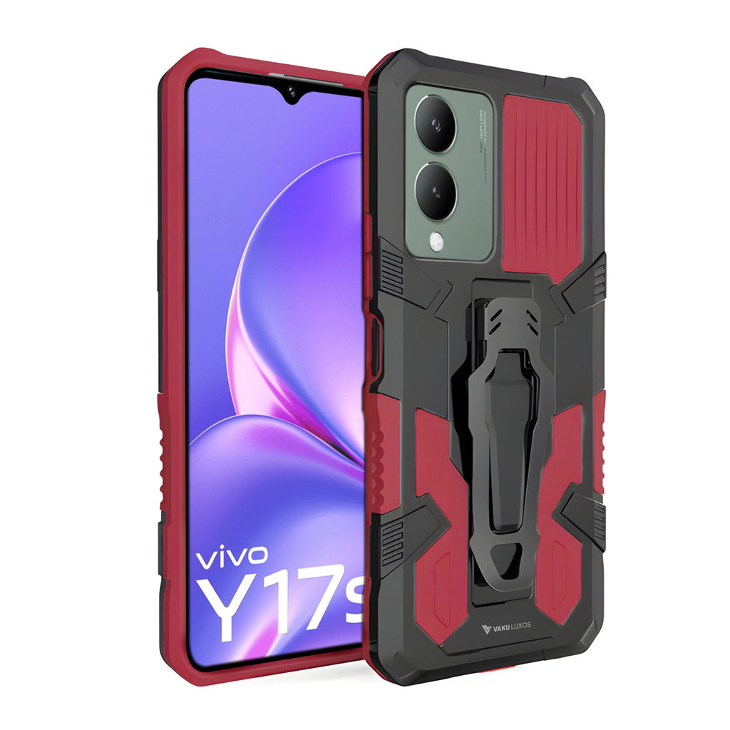 Vaku ® Vivo Y17s Vanguard Military Grade Back Cover