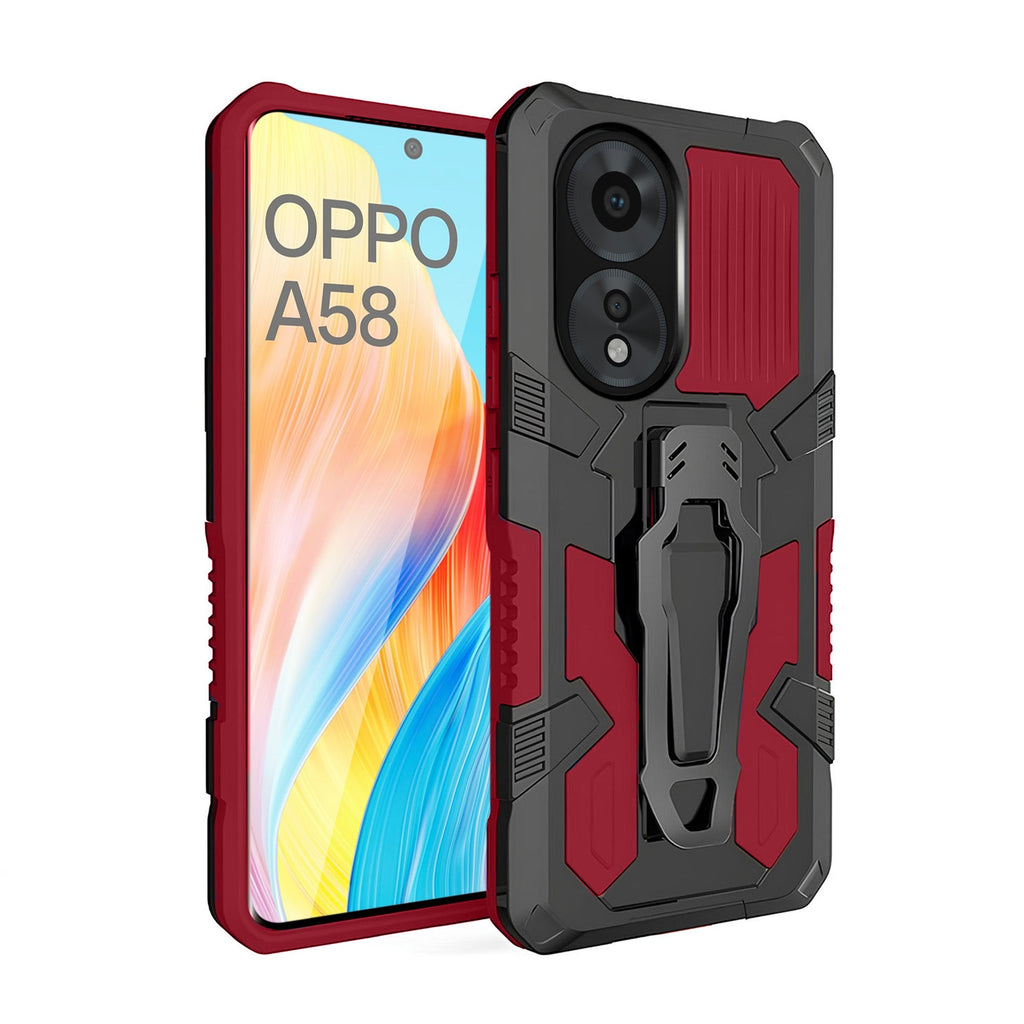 Vaku ® Oppo A58 4G Vanguard Military Grade Back Cover
