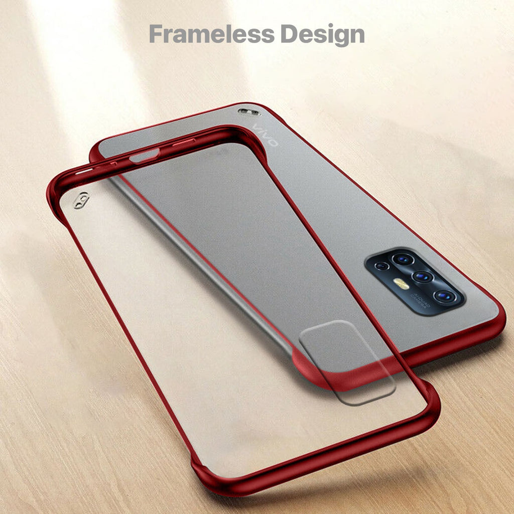VAKU ® Vivo V17 Frameless Semi Transparent Cover