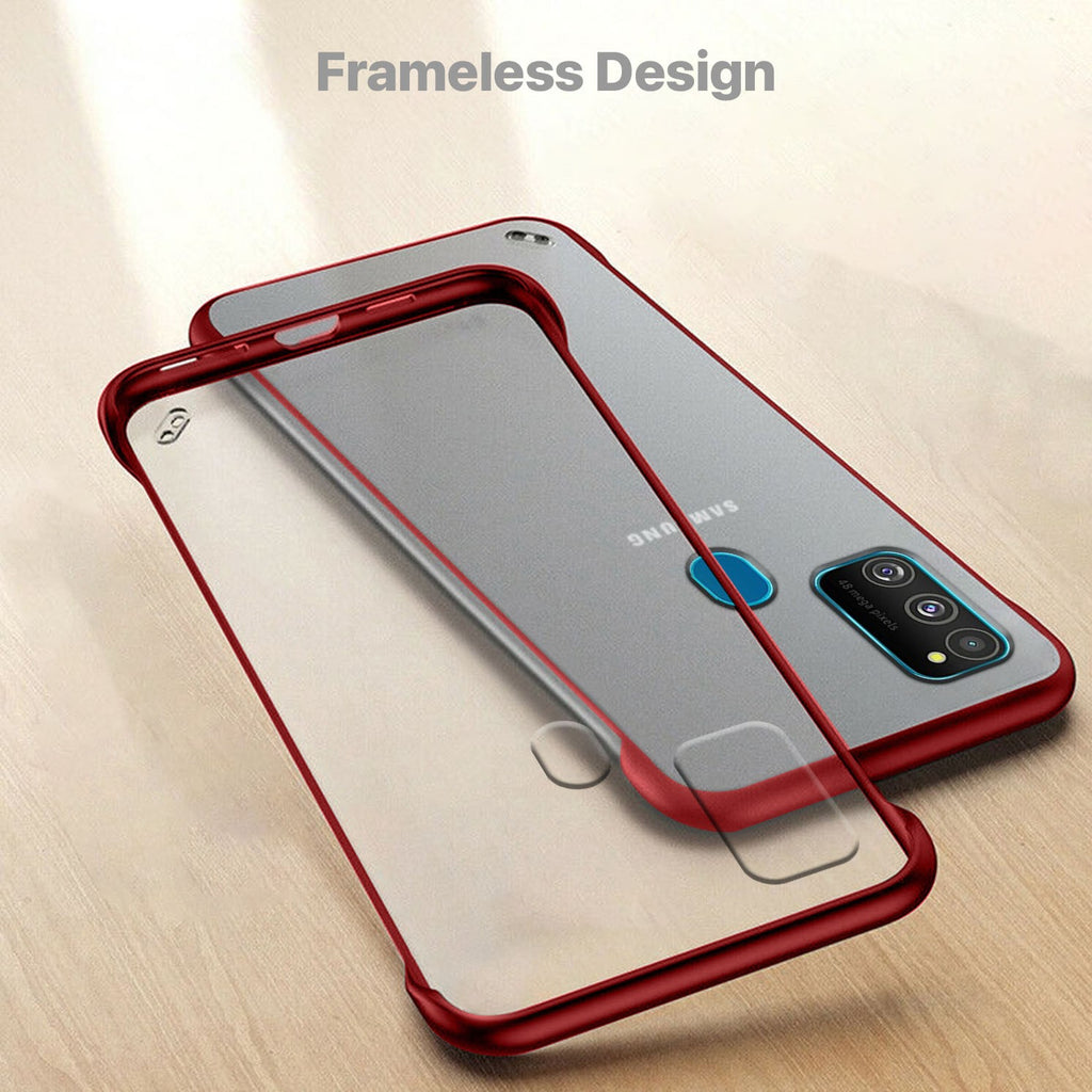 VAKU ® Samsung Galaxy M30S Frameless Semi Transparent Cover
