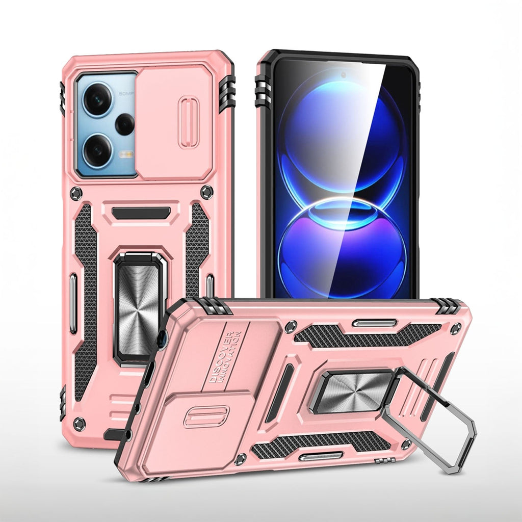 Vaku® Xiaomi Redmi Note 12 5G Aegis Armor Slide Camera Protection Back Cover
