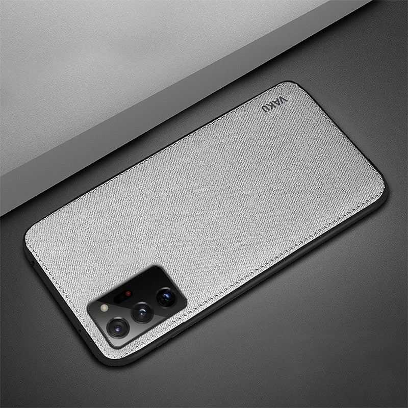Vaku ® Samsung Galaxy Note 20 Ultra Luxico Series Hand-Stitched Cotton Textile Ultra Soft-Feel Shock-proof Water-proof Back Cover